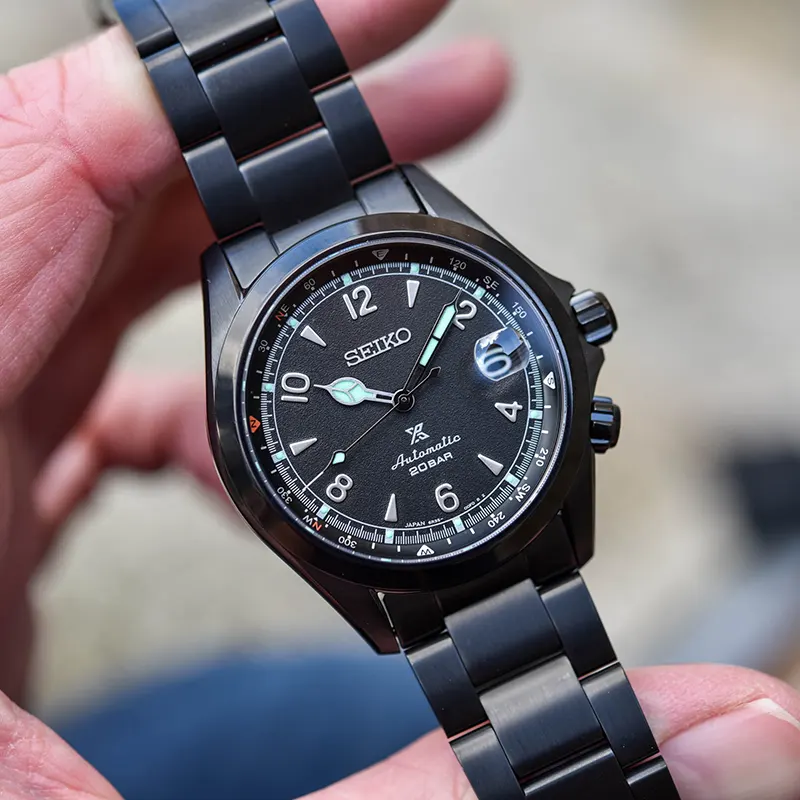 Seiko Alpinist The Black Series Limited Edition Men's Watch | SPB337J1